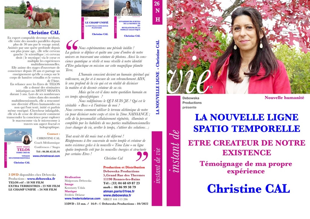 Jaquette — Être créateur de notre existence — La nouvelle ligne spatio-temporelle
